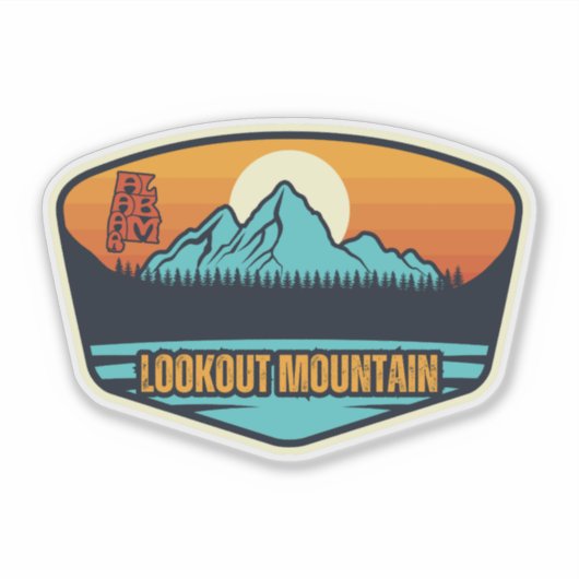 Lookout Mountain, Alabama Sticker (Voorkant)