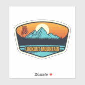 Lookout Mountain, Alabama Sticker (Vel)