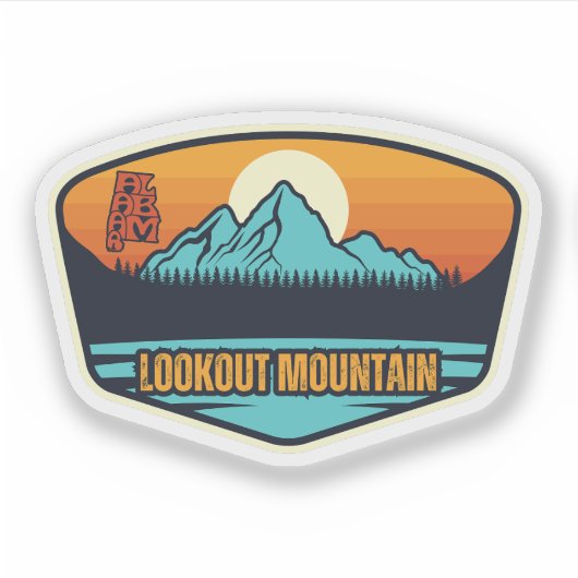 Lookout Mountain, Alabama Sticker (Voorkant)