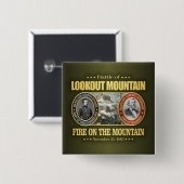 Lookout Mountain (FH2) Vierkante Button 5,1 Cm (Voorkant /achterkant)