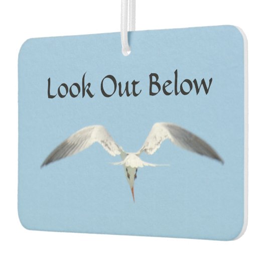Lookout onder Royal Tern in Flight Luchtverfrisser (Links)
