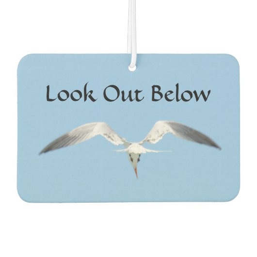 Lookout onder Royal Tern in Flight Luchtverfrisser (Voorkant)