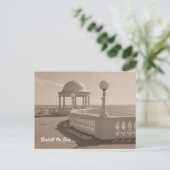 Lookpunt Bexhill over Zee Sepia Briefkaart (Staand voorkant)