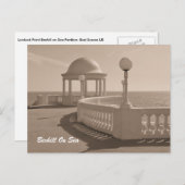 Lookpunt Bexhill over Zee Sepia Briefkaart (Voorkant / Achterkant)