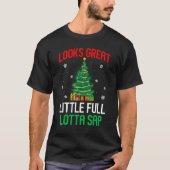 Looks Great Little Full Lotta Sap Xmas Tree Men W T-shirt (Voorkant)