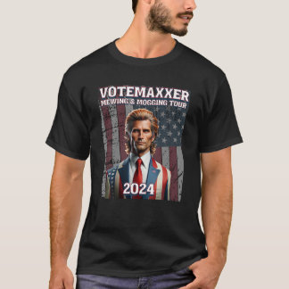 Looksmaxxing Votemaxxer Mewing en Mogging Tour 20 T-shirt