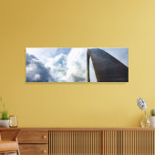 Lookup Gateway Arch St. Louis, MO | 36 x 12 Canvas (Insitu (Woonkamer))