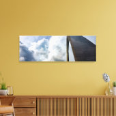 Lookup Gateway Arch St.Louis MO | 36x12 2x canvas (Insitu (Woonkamer))