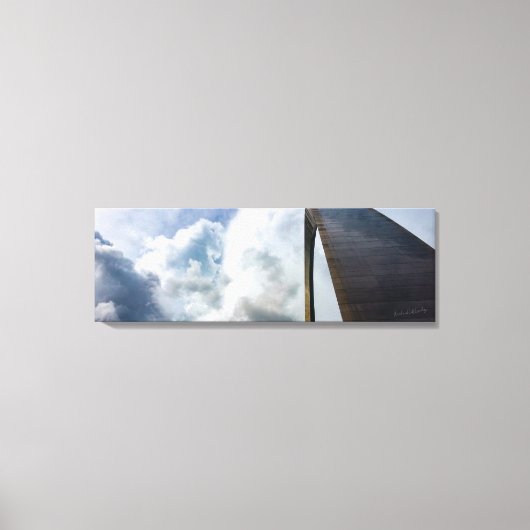 Lookup Gateway Arch St.Louis MO | 36x12 2x canvas (Voorkant)