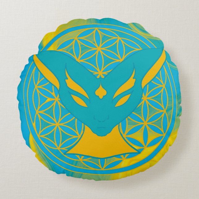 Looli Rond Kussen (Voorkant)