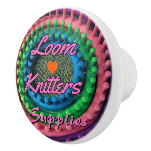 Loom breiers Kamer Keramische Knop (Rechts)