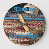 Loom Knitter's Clock, knits Grote Klok (Voorkant)