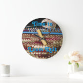 Loom Knitter's Clock, knits Grote Klok (Huis)