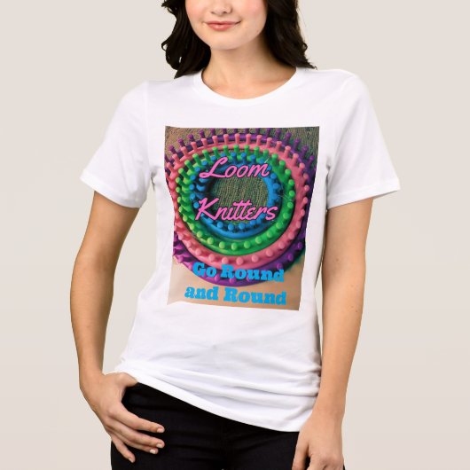Loom Knitters Tri-Blend Shirt (Voorkant)