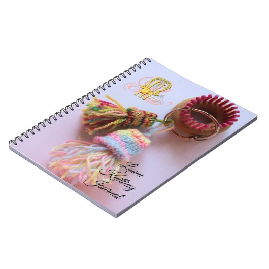 Loom Knitting Journal Notitieboek (Linkerzijde)