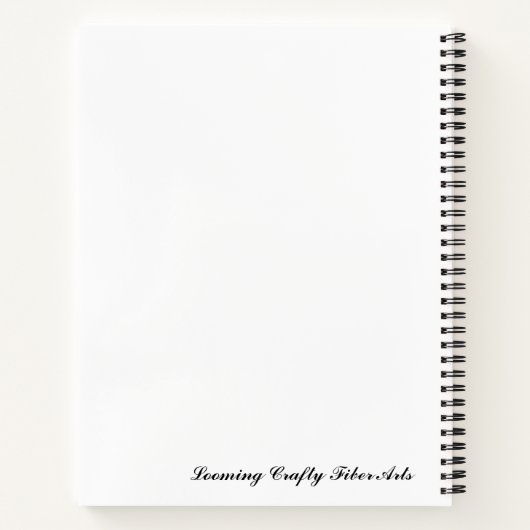 Loom Knitting Journal Notitieboek (Achterkant)