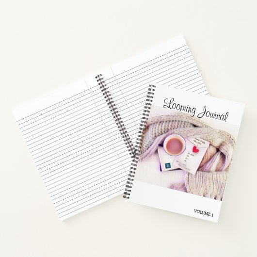 Loom Knitting Journal Notitieboek (Binnen)