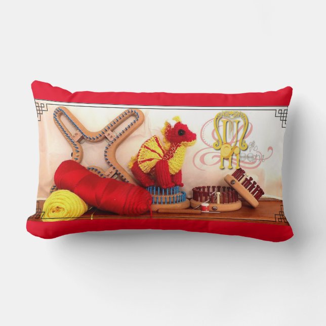 Loom Knitting Pillow Kussen (Voorkant)