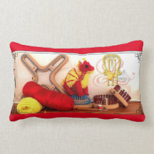 Loom Knitting Pillow