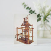 Loom ontworpen door Joseph Marie Jacquard Briefkaart (Staand voorkant)