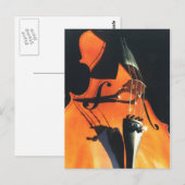 Looming Cello-briefkaart Briefkaart (Voorkant / Achterkant)