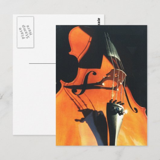 Looming Cello-briefkaart Briefkaart (Voorkant / Achterkant)