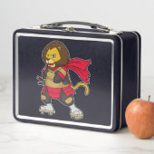 Loon als warrior met Cape (In situ)