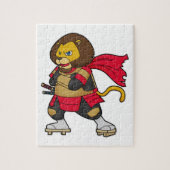 Loon als warrior met Cape Legpuzzel (Verticaal)