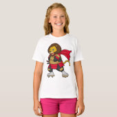 Loon als warrior met Cape T-shirt (Voorkant volledig)
