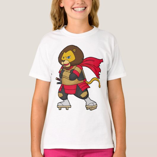 Loon als warrior met Cape T-shirt (Voorkant)