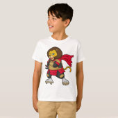 Loon als warrior met Cape T-shirt (Voorkant volledig)