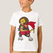 Loon als warrior met Cape T-shirt (Voorkant)