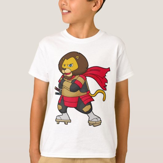 Loon als warrior met Cape T-shirt (Voorkant)