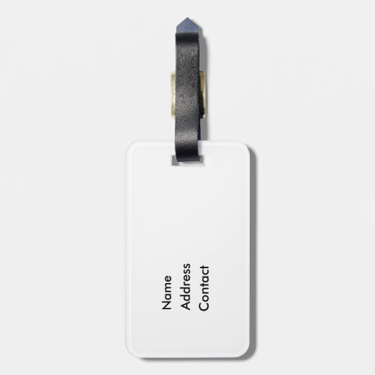 Loon Bagagelabel (Achterkant verticaal)