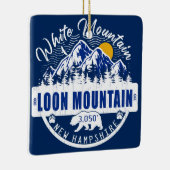 Loon berg New Hampshire  Camping Keramisch Ornament (Rechts)