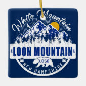Loon berg New Hampshire  Camping Keramisch Ornament (Voorkant)