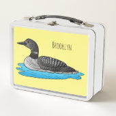 Loon bird cartoon illustratie (Voorkant)