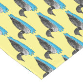 Loon bird cartoon illustratie korte tafelloper (Hoek)