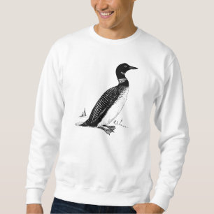 Loon Bird Illustration Trui