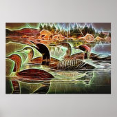 Loon Birds Poster (Voorkant)