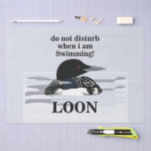 Loon Common Loon Bird Lake Grappig Tissuepapier (Craft)