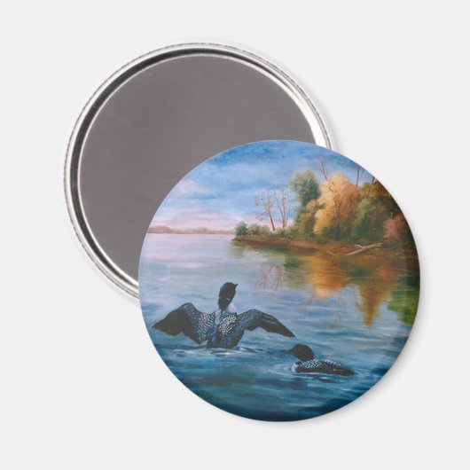 Loon Dance Magnet (Voorkant / Achterkant)