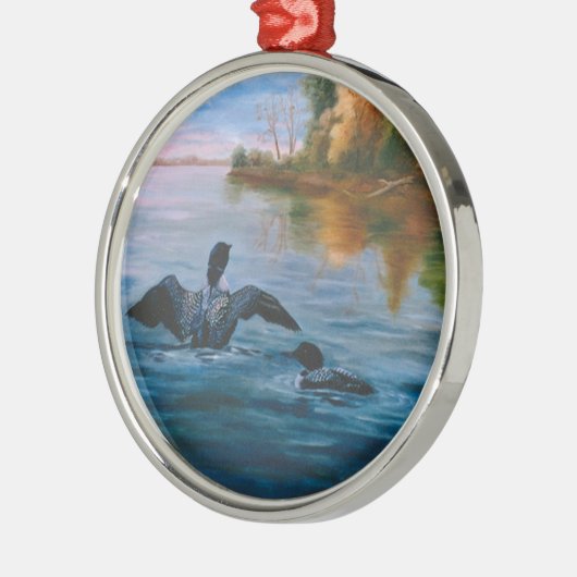 Loon Dance Ornament (Links)