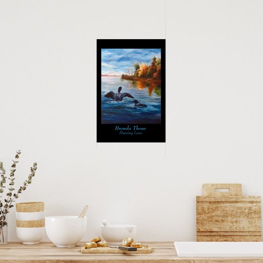 Loon Dance print (Keuken)