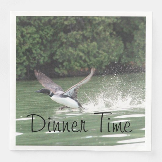 Loon Dinner Time servetten (Voorkant)