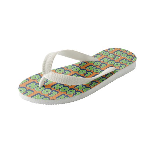 Loon Doric Scottish Dialect Flipflops Kinder Teenslippers (Schuin)