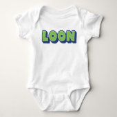 Loon, Dorisch dialect, jongen, Schotse bodysuit (Voorkant)