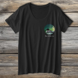 Loon Familie Butterfield Lake Grote Maat T-shirt