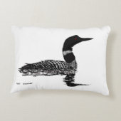 Loon Familie Decoratief Kussen (Achterkant)