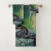 Loon familie excursie bad handdoek (Insitu)